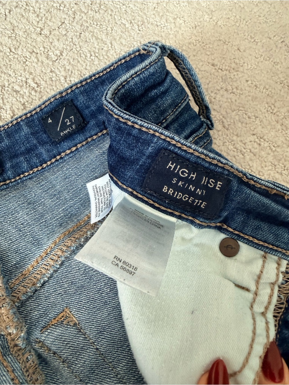 Lucky Brand, size 27. 5 pairs of Light to Dark Washes! - Picture 14 of 16